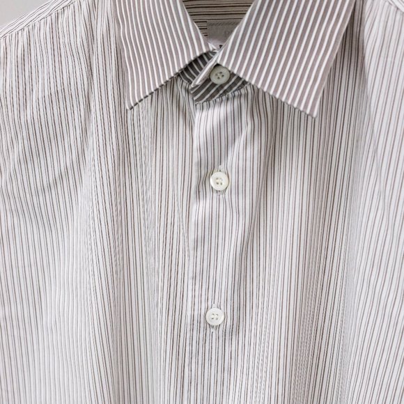 Prada Grey Pinstripe Shirt - Picture 7 of 13